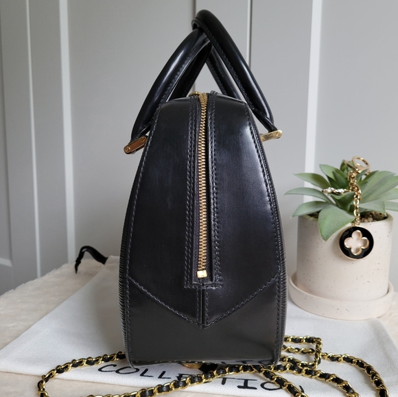 💕Louis Vuitton Black Epi Noir Sablon Handbag - Picture 6 of 16
